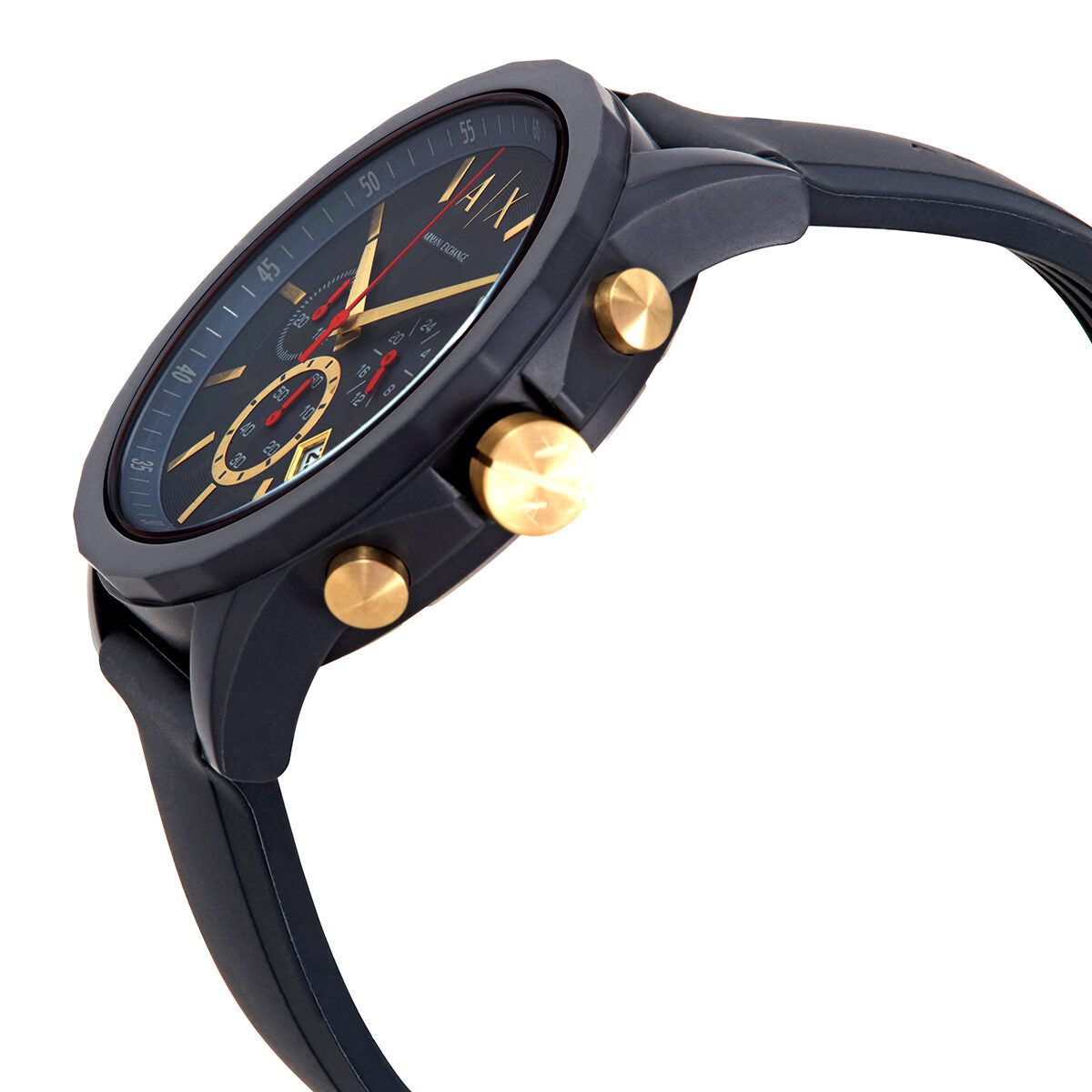 Armani Exchange Outerbanks Chronograph All Dark Blue Watch - AX1335 Secundaire afbeelding