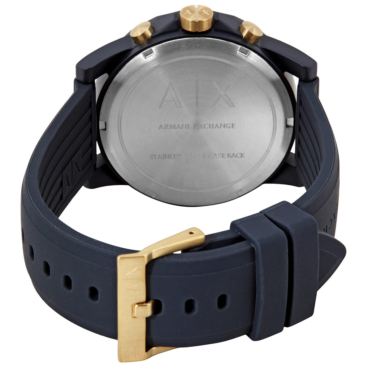 Armani Exchange Outerbanks Chronograph All Dark Blue Watch - AX1335