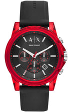 Armani Exchange Outerbanks Red & Black Multifunction Watch - AX1338