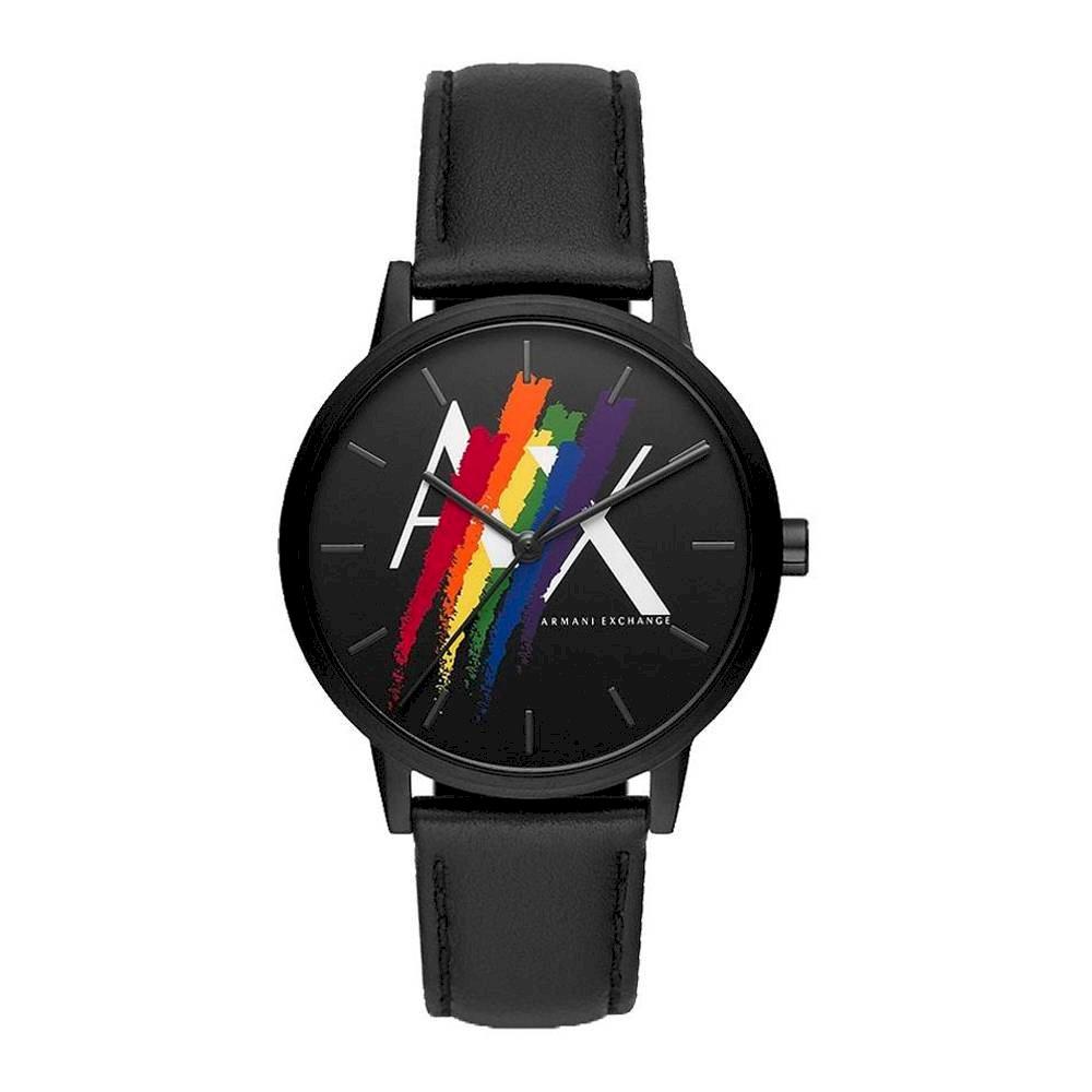 Armani Exchange Rainbow All Black Watch - AX7120 Hoofdafbeelding
