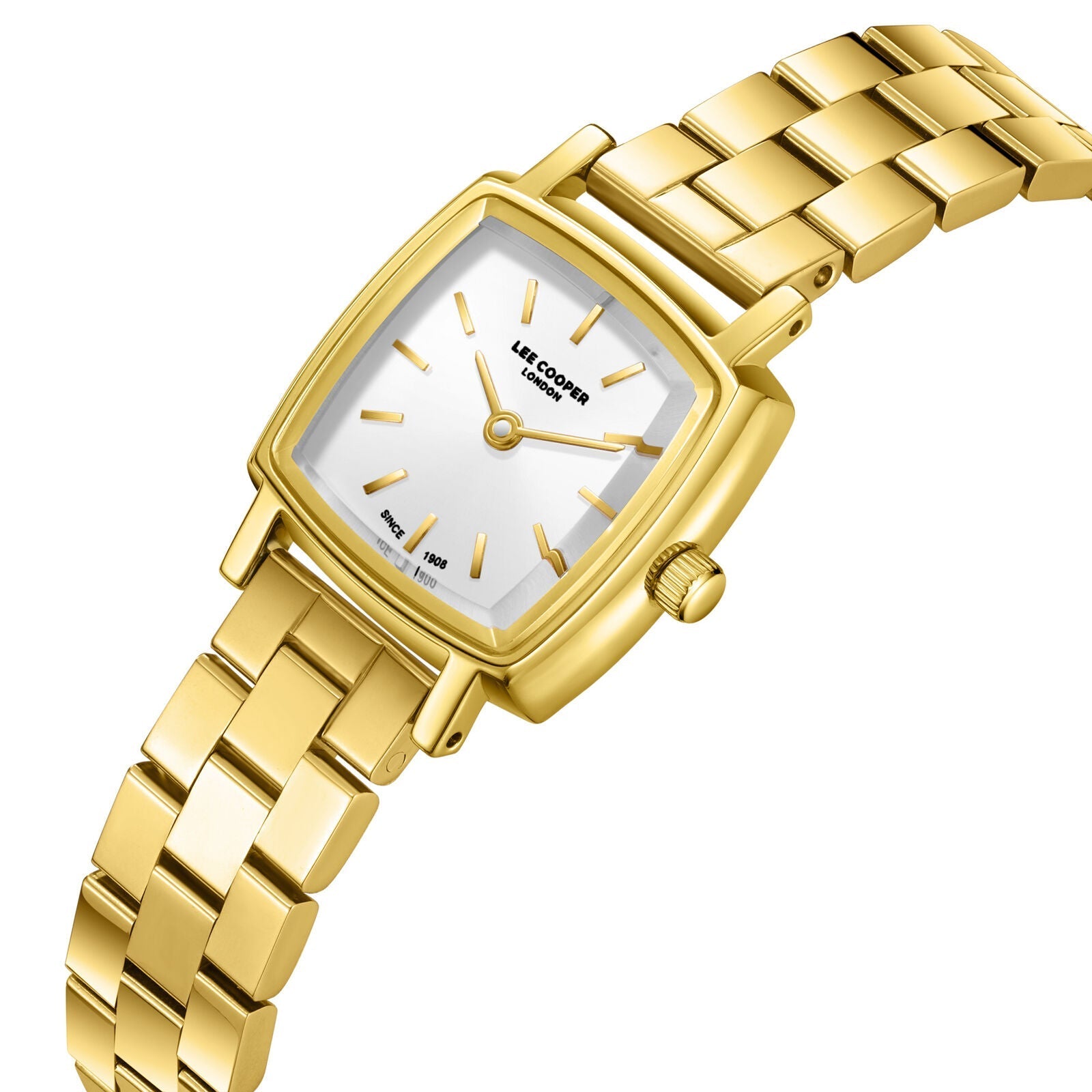 Lee Cooper Elegance Silver Dial Gold Watch - LC08283.130 Secundaire afbeelding