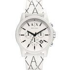 Armani Exchange Outer Banks Chronograph All White Watch - AX1340