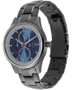 Armani Exchange Dante Multifunction Blue Dial Gunmetal Watch - AX1871