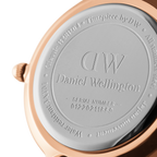 Daniel Wellington St. Mawes 28mm Black Dial Genuine Leather Women's Watch - DW00100221