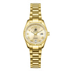 Beverly Hills Polo Club Roman Numeral All Gold Diamond Watch - BP3819X.110