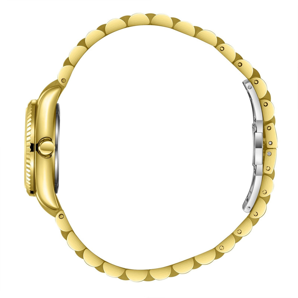 Beverly Hills Polo Club Roman Numeral All Gold Diamond Watch - BP3819X.110