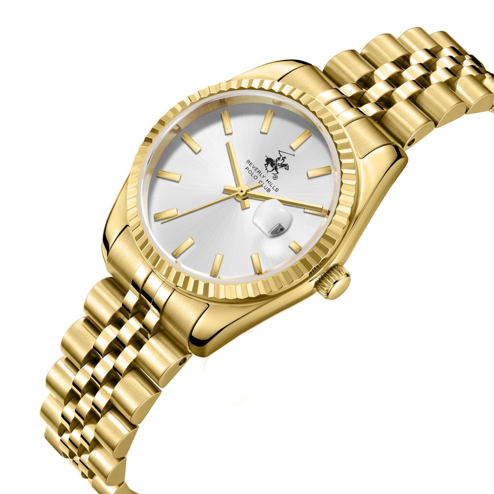 Beverly Hills Polo Club All Gold 33mm Date Watch - BP3827X.130 Secondary image