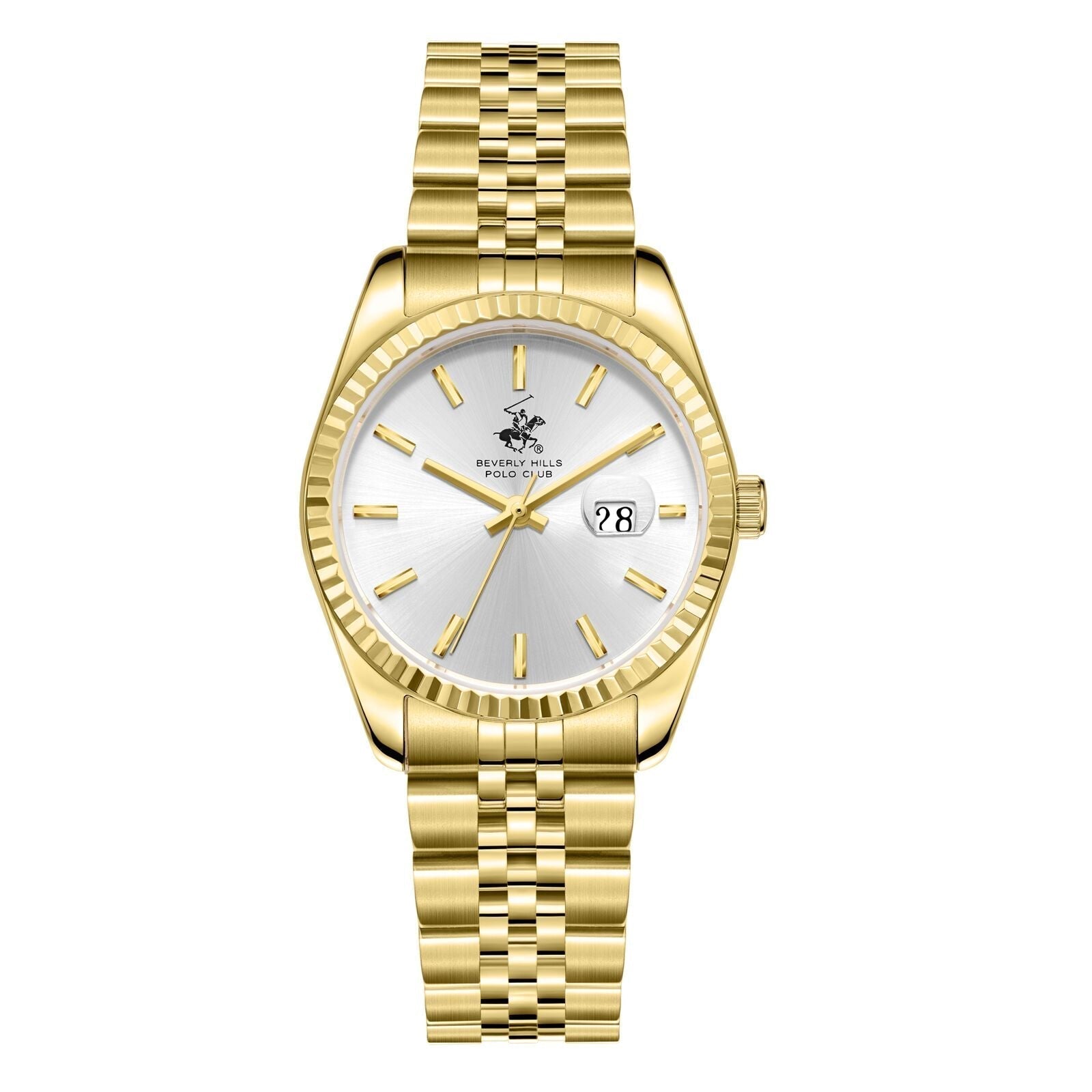 Beverly Hills Polo Club All Gold 33mm Date Watch - BP3827X.130 Main image
