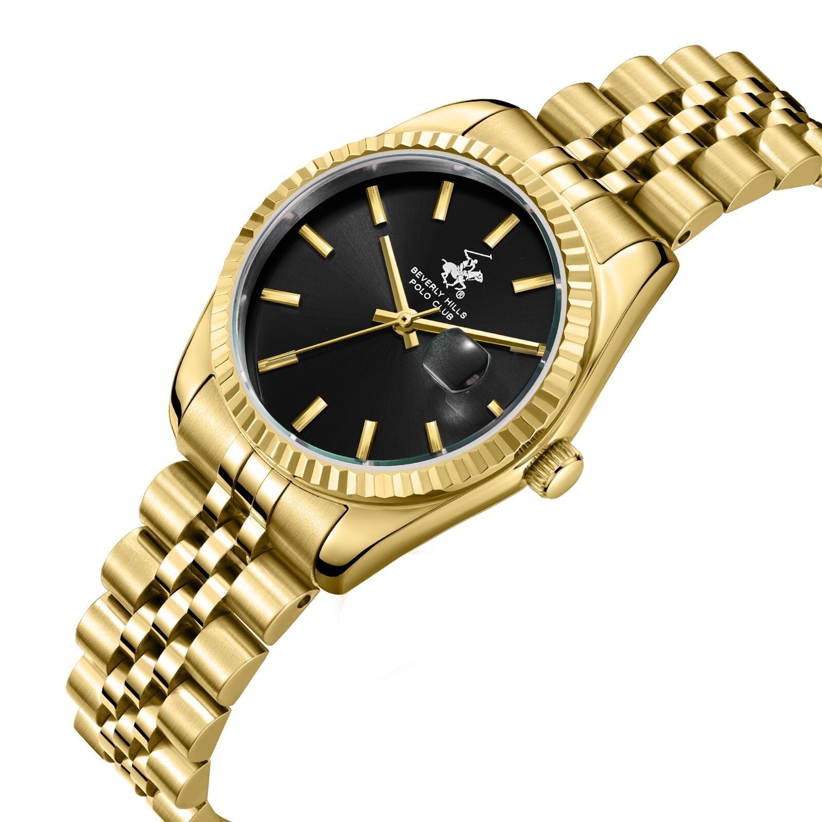 Beverly Hills Polo Club Black Dial All Gold Watch BP3827X.150 Secondary image