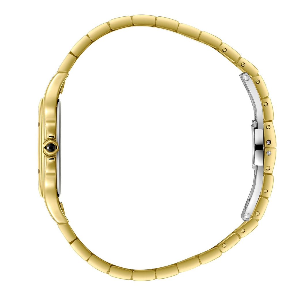 Beverly Hills Polo Club Roman Numeral All Gold Square Watch - BP3824C.110
