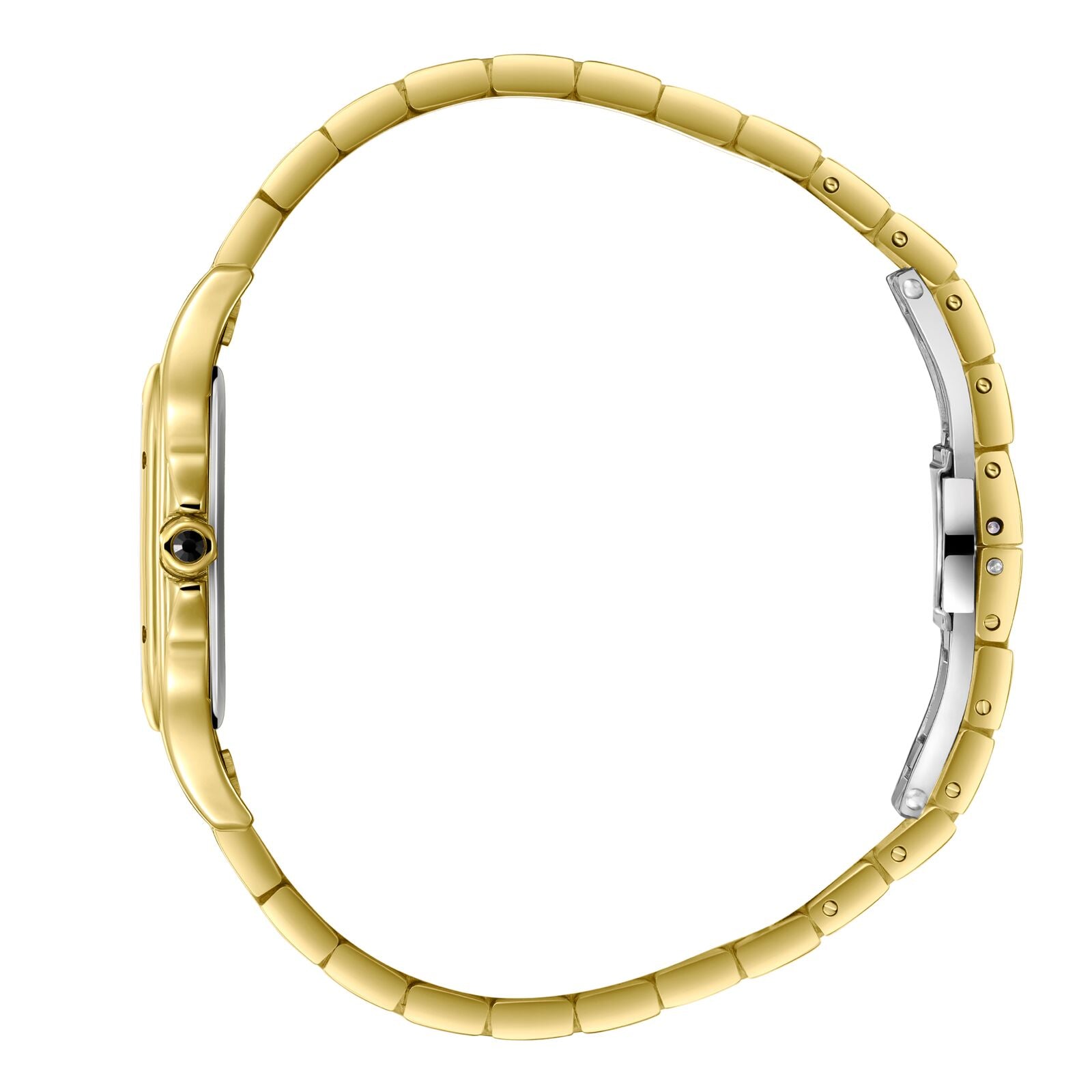 Beverly Hills Polo Club Roman Numeral All Gold Square Watch - BP3824C.110