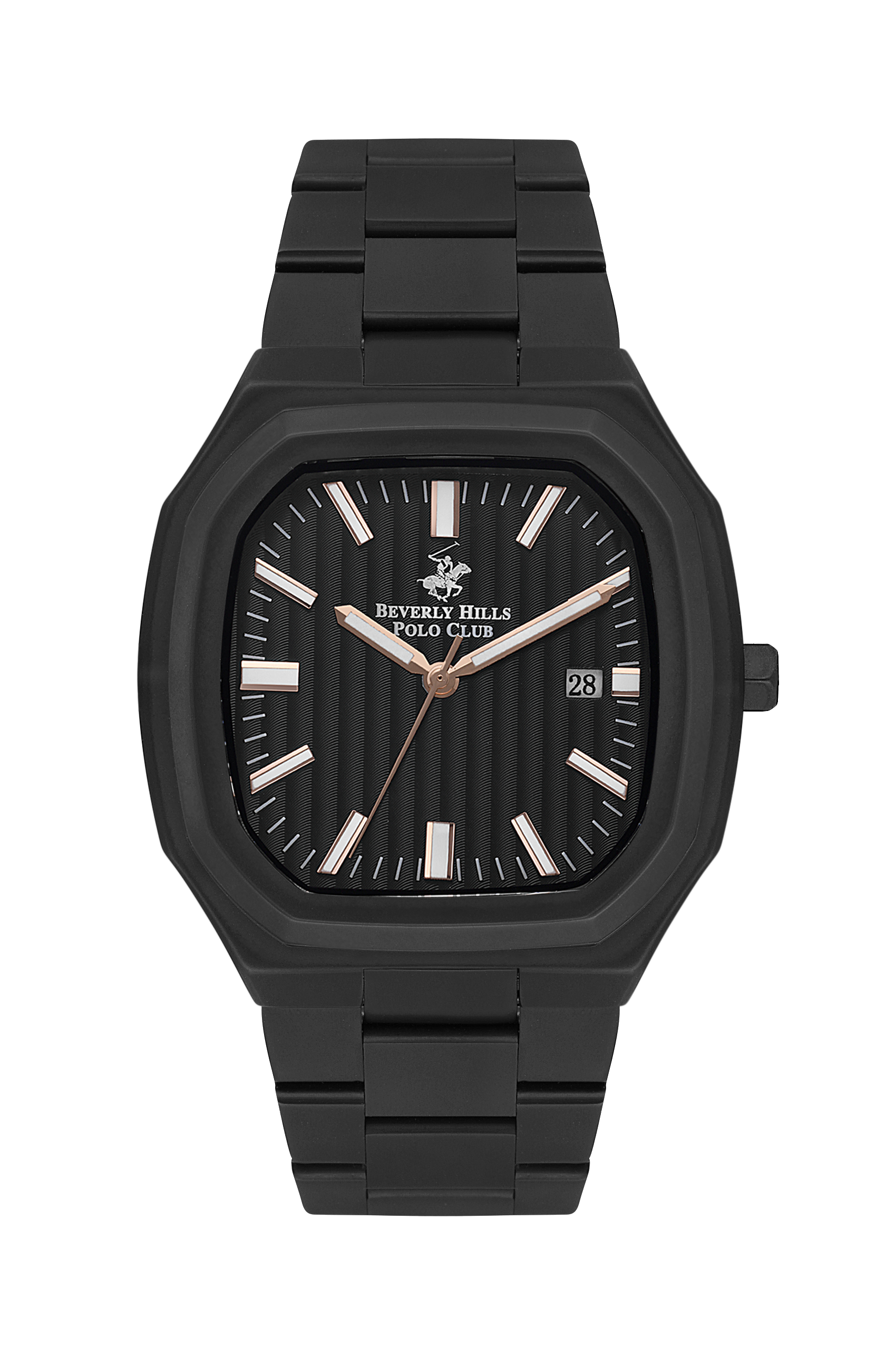 Beverly Hills Polo Club All Black Dial Date Watch – BP3547X.650 Hoofdafbeelding