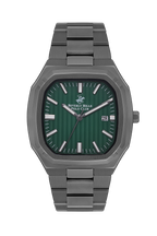 Beverly Hills Polo Club All Black Green Dial Date Watch – BP3547X.070