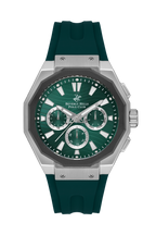 BEVERLY HILLS POLO CLUB Green Chronograph Silicone Watch – BP3557X.375