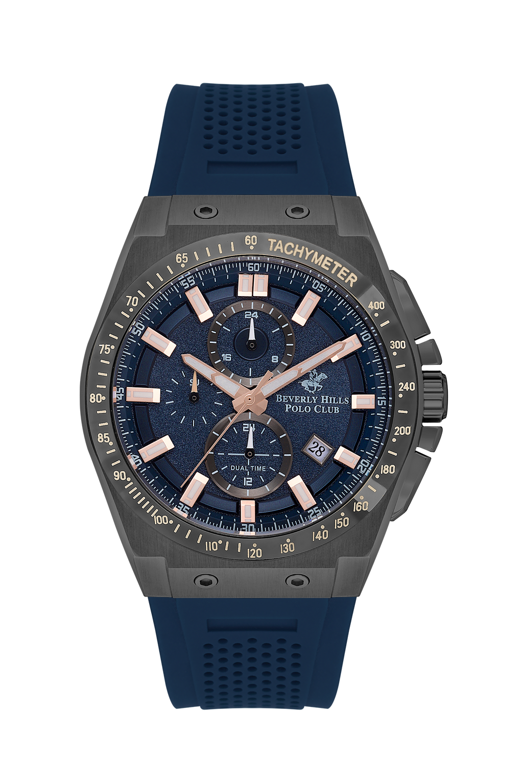 Beverly Hills Polo Club Multifunction Blue Dial Blue Strap Watch – BP3541X.099