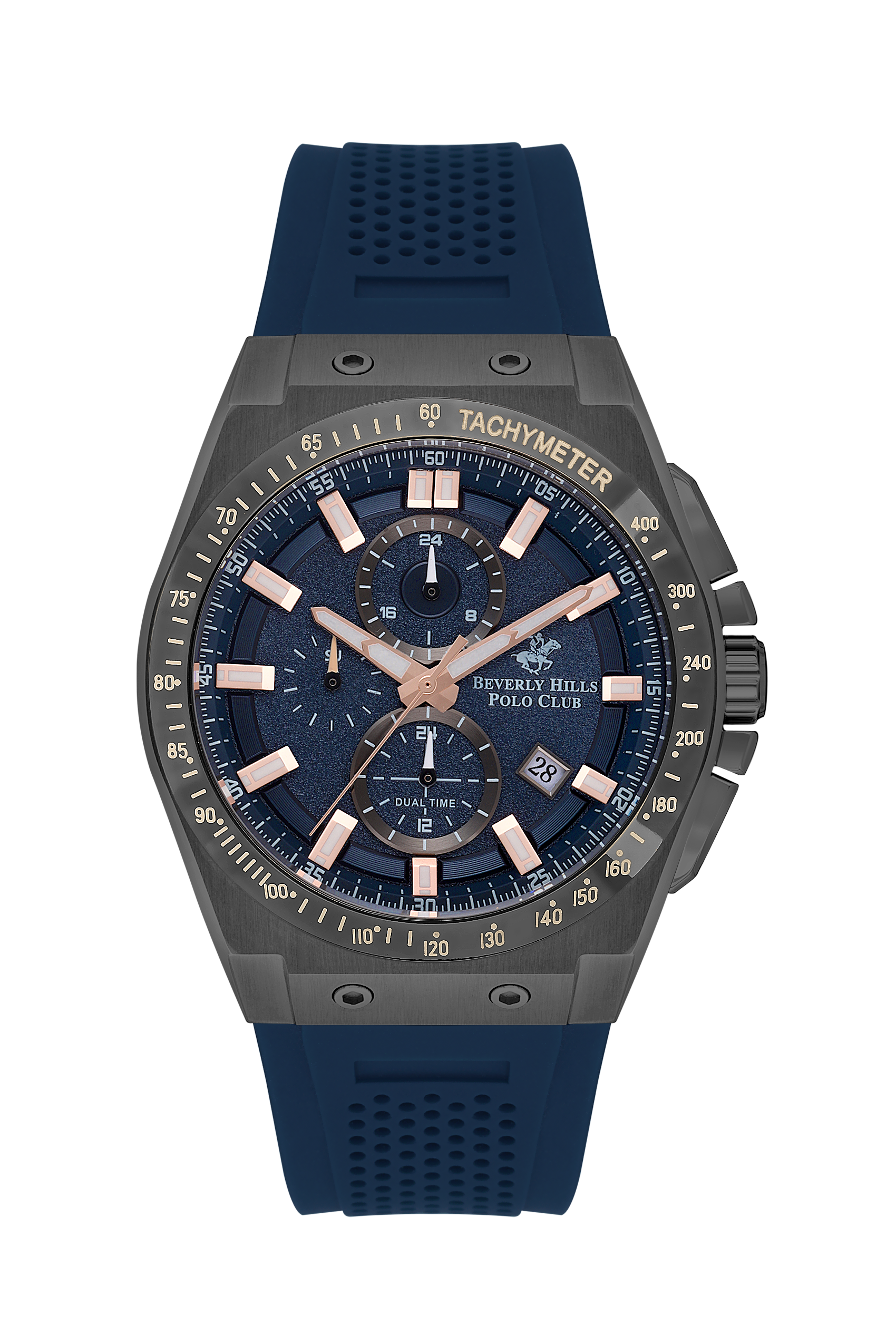 Beverly Hills Polo Club Multifunction Blue Dial Blue Strap Watch – BP3541X.099 Main image