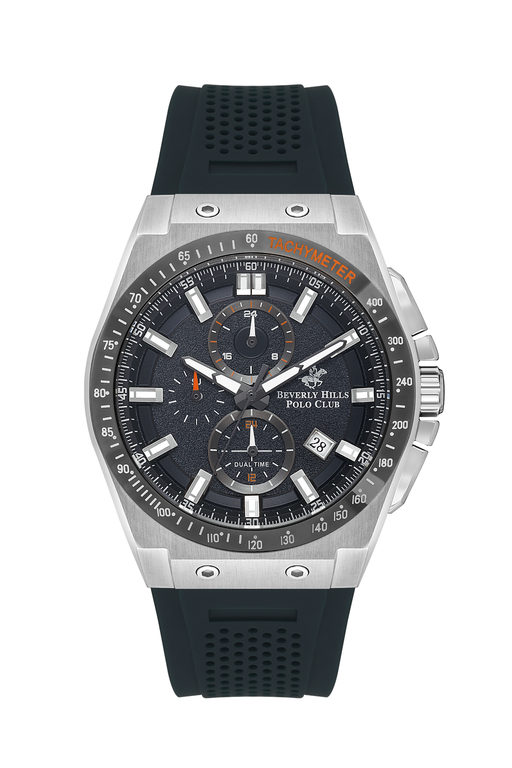 Beverly Hills Polo Club Sporty Multifunction Black Dial Date Watch – BP3541X.399