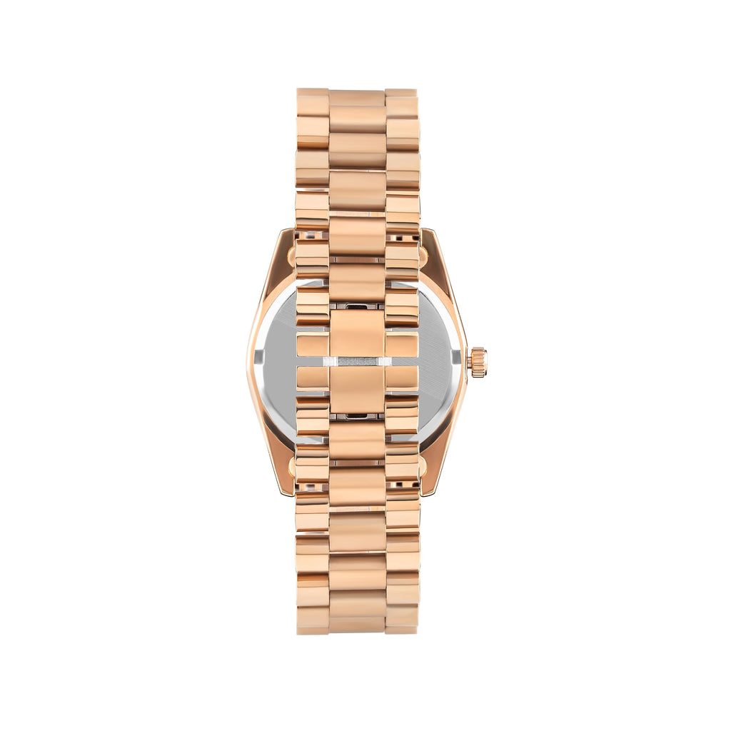 Beverly Hills Polo Club Mother Pearl Diamond Rose Gold Watch – BP3172C.430