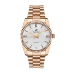 Beverly Hills Polo Club Mother Pearl Diamond Rose Gold Watch – BP3172C.430