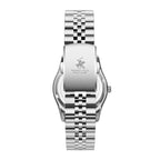 Beverly Hills Polo Club Sapphire Coated Blue Dial Silver Diamond Watch BP3808C.390