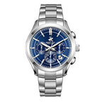 Beverly Hills Polo Club Multifunction Blue Dial Silver Watch - BP3812X.390