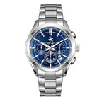 Beverly Hills Polo Club Multifunction Blue Dial Silver Watch - BP3812X.390