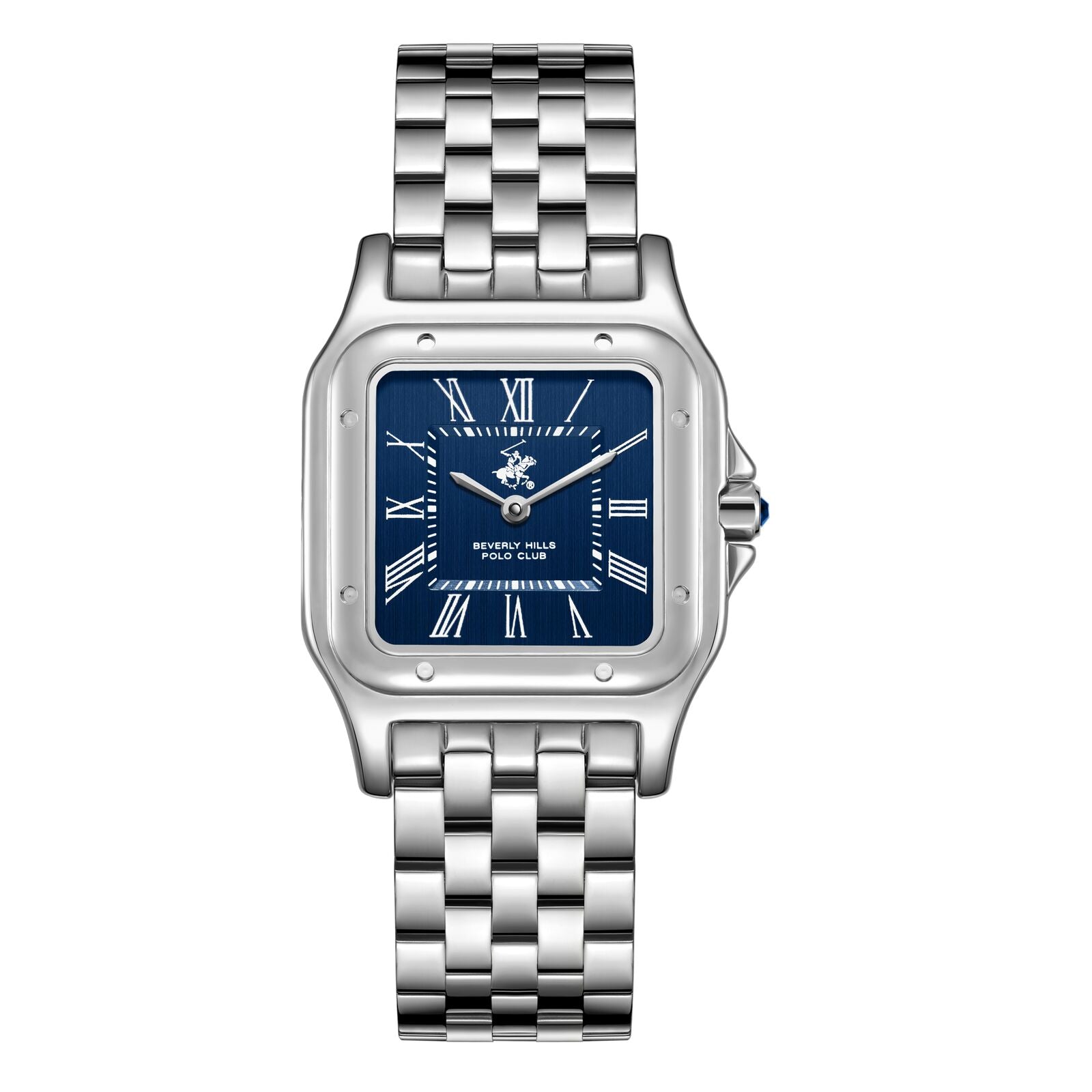 Beverly Hills Polo Club Classic Sapphire Blue Dial Classic Silver Watch BP3824C.390 Main image