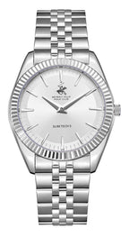 Beverly Hills Polo Club Slim Tech 5 All Silver Watch - BP3830X.330