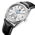 Beverly Hills Polo Club Black Leather Blue Steel Silver Watch - BP3807X.331