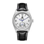 Beverly Hills Polo Club Black Leather Blue Steel Silver Watch - BP3807X.331