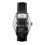 Beverly Hills Polo Club Black Leather Blue Steel Silver Watch - BP3807X.331