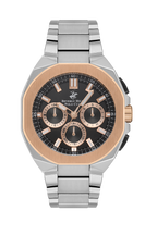 Beverly Hills Polo Club Multifunction Black Dial Rose Gold / Silver Watch BP3537X.550