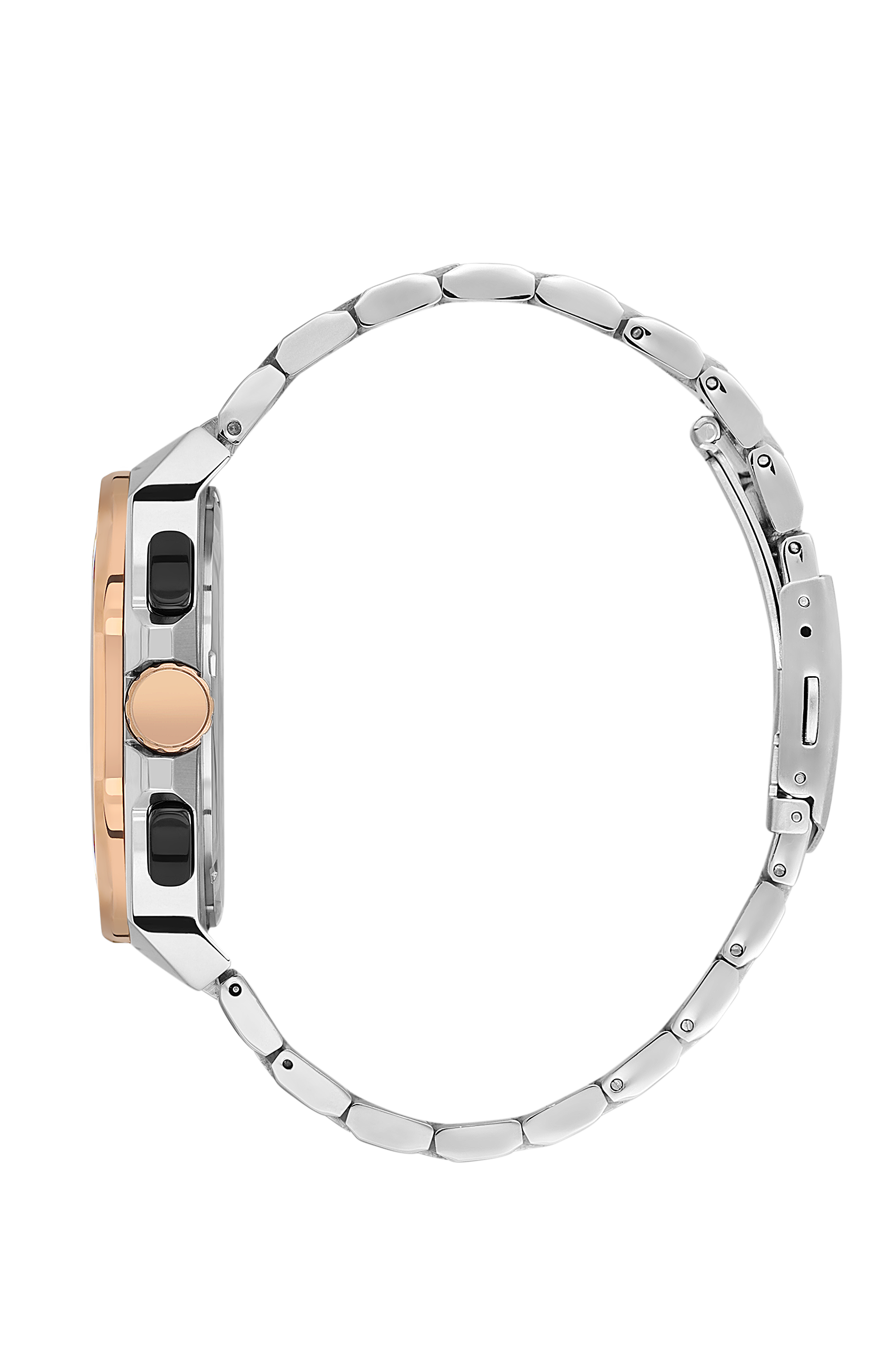 Beverly Hills Polo Club Multifunction Black Dial Rose Gold / Silver Watch BP3537X.550