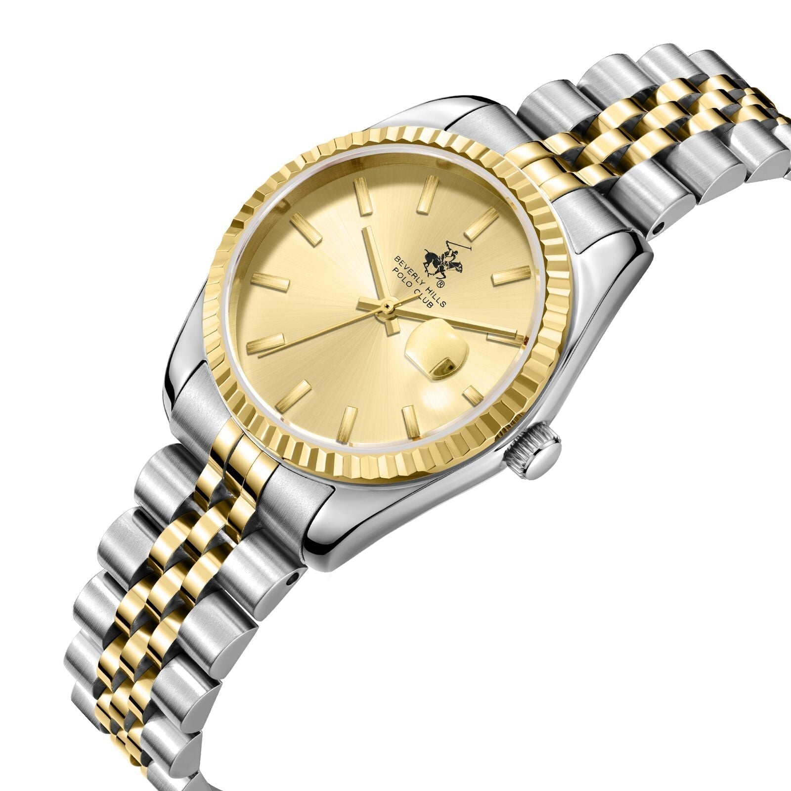 Beverly Hills Polo Club Classy Two-Tone Date Watch - BP3827X.210 Secundaire afbeelding