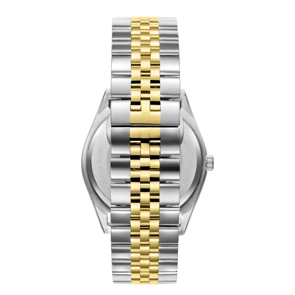 Beverly Hills Polo Club Slim Tech 5 Silver Dial Two-Tone Watch - BP3830X.230