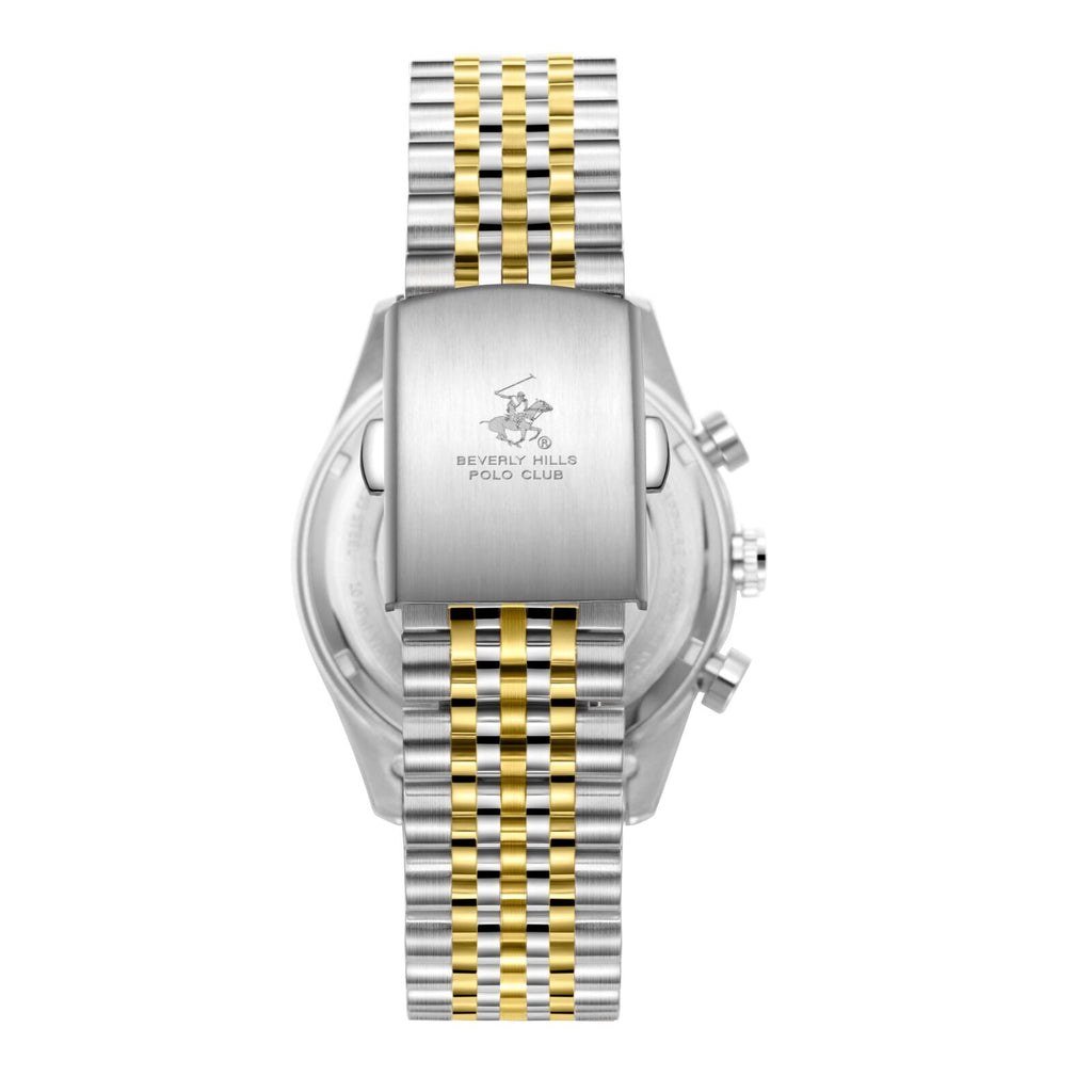 Beverly Hills Polo Club Multifunction Green Dial Two-Tone Watch - BP3823X.270