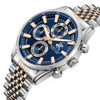 Beverly Hills Polo Club Blue Dial Two-Tone Multifunction Watch - BP3823X.590
