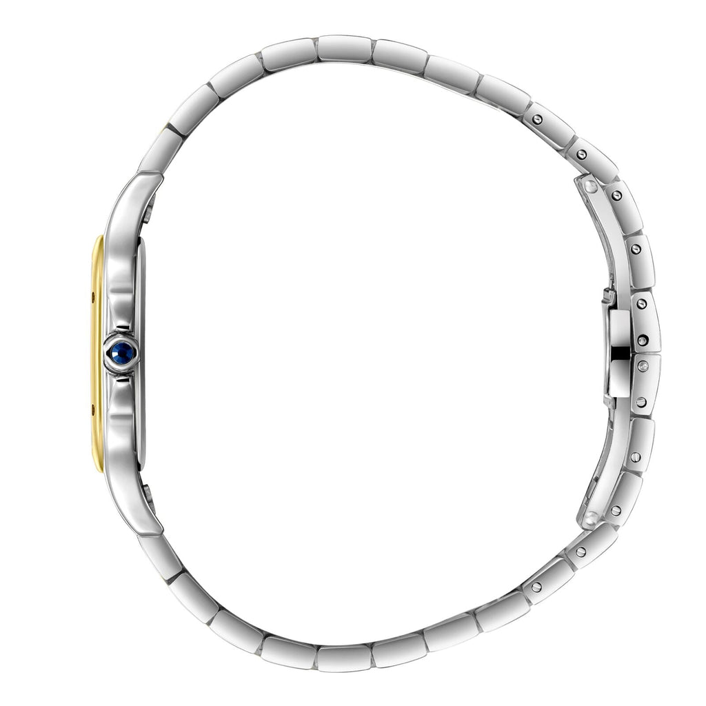 Beverly Hills Polo Club Blue Steel Two-Tone Square Watch - BP3824C.230