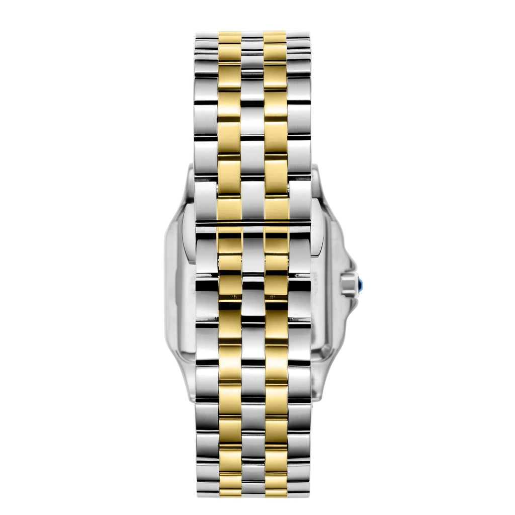 Beverly Hills Polo Club Blue Steel Two-Tone Square Watch - BP3824C.230