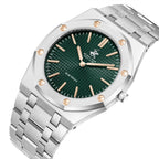 Beverly Hills Polo Club Slim Tech 5 Green Dial Silver Watch - BP3825X.370
