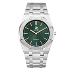 Beverly Hills Polo Club Slim Tech 5 Green Dial Silver Watch - BP3825X.370