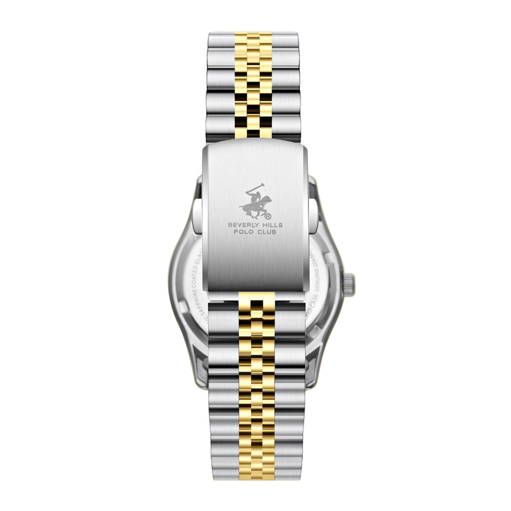 Beverly Hills Polo Club Luxury Two-Tone Genuine Diamond Watch - BP3808C.220