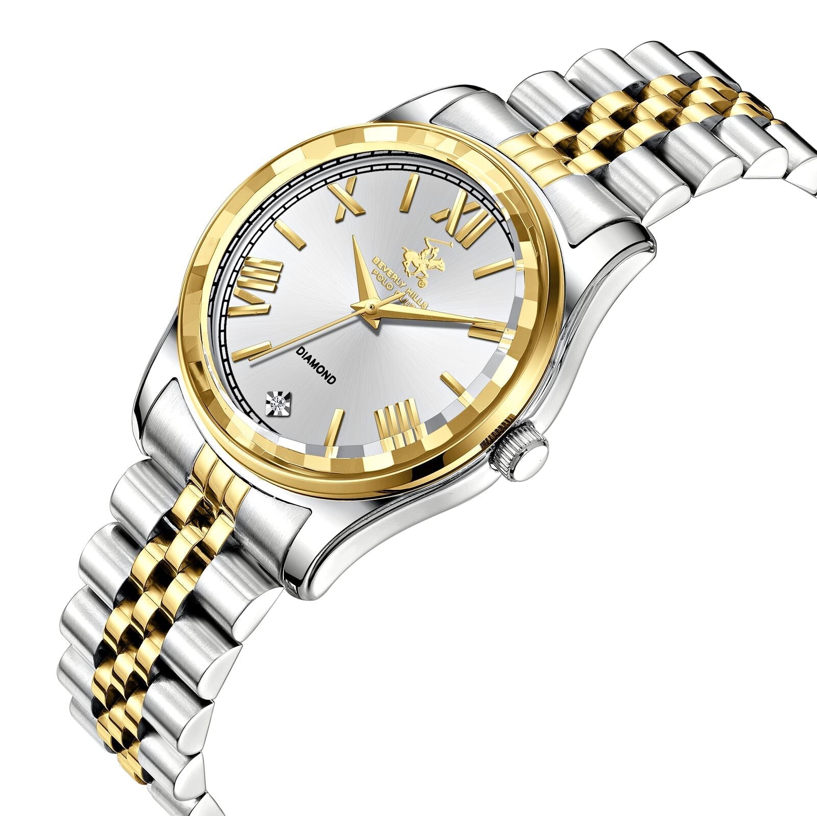 Beverly Hills Polo Club Luxury Two-Tone Genuine Diamond Watch - BP3808C.220 Secondary image