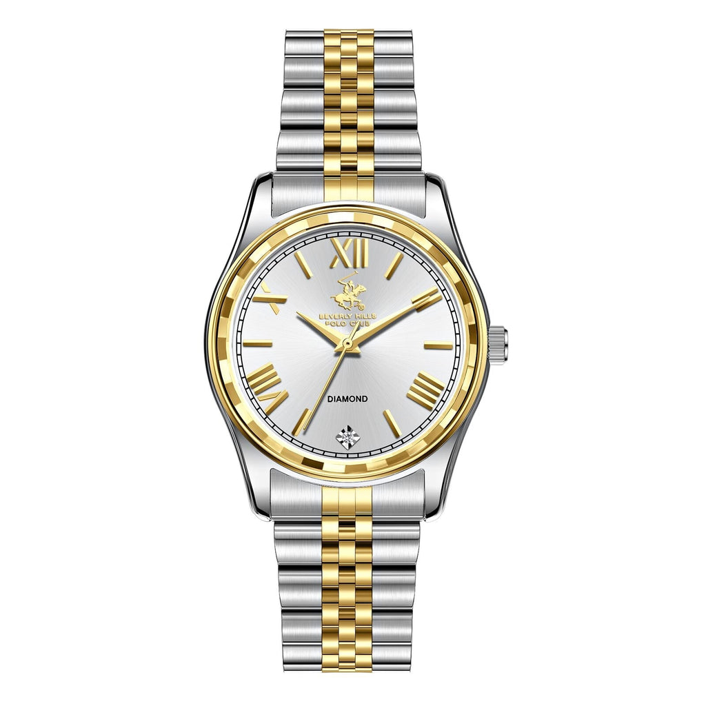 Beverly Hills Polo Club Luxury Two-Tone Genuine Diamond Watch - BP3808C.220