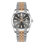 Beverly Hills Polo Club Classy Gunmetal Dial Two-Tone Date Watch BP3810X.560