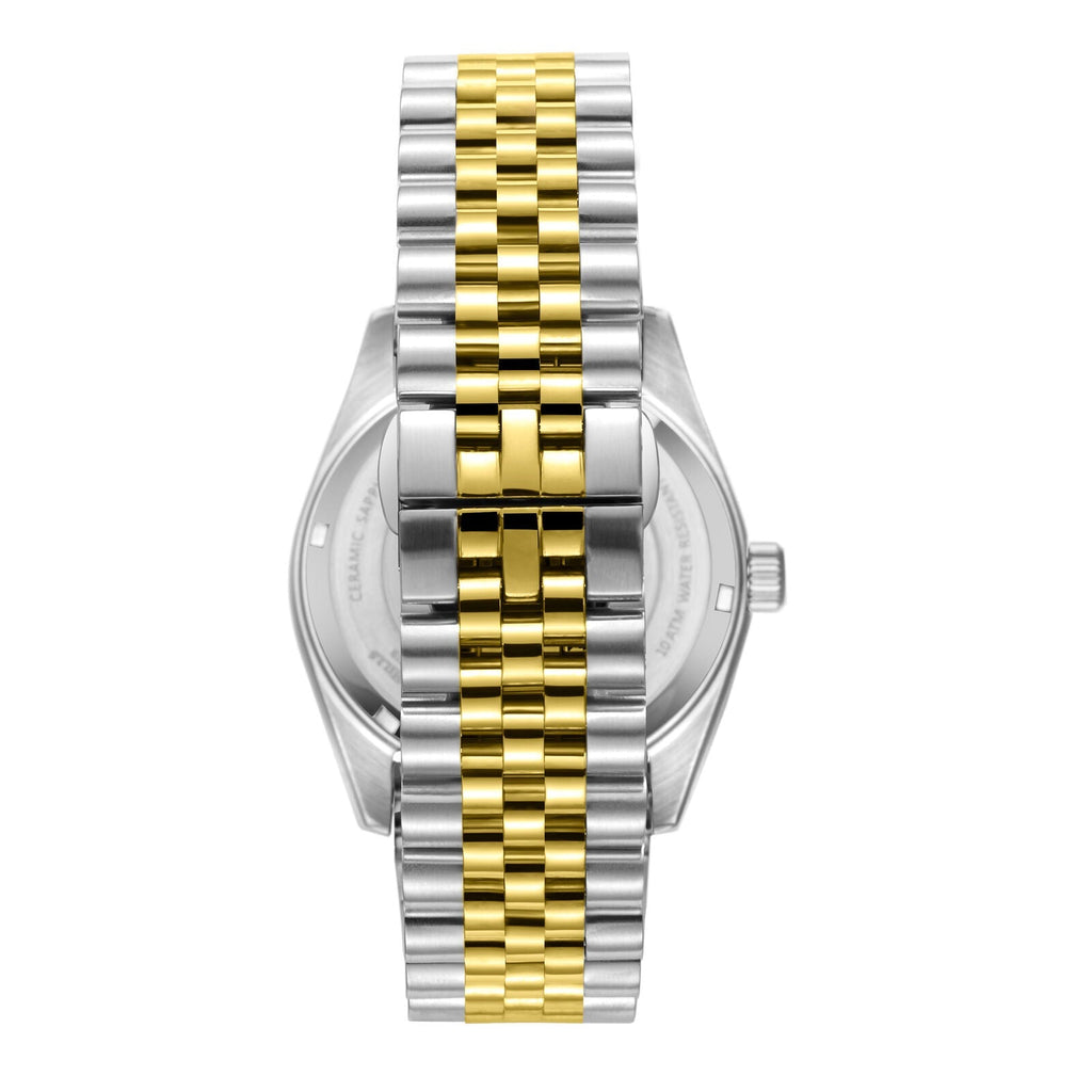 Beverly Hills Polo Club Green Dial Two-Tone Date Watch - BP3018X.271