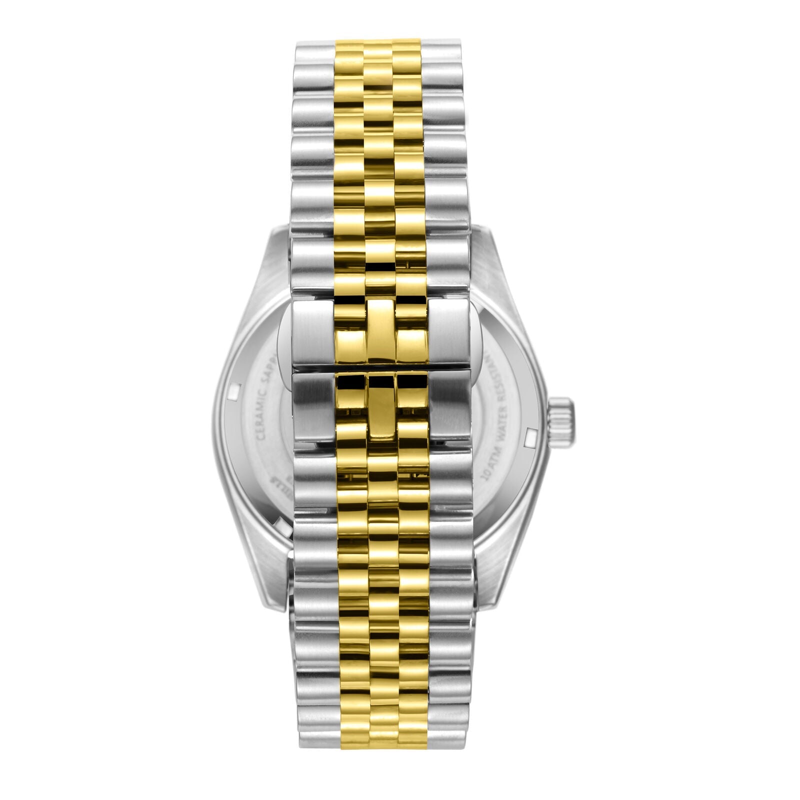 Beverly Hills Polo Club Green Dial Two-Tone Date Watch - BP3018X.271
