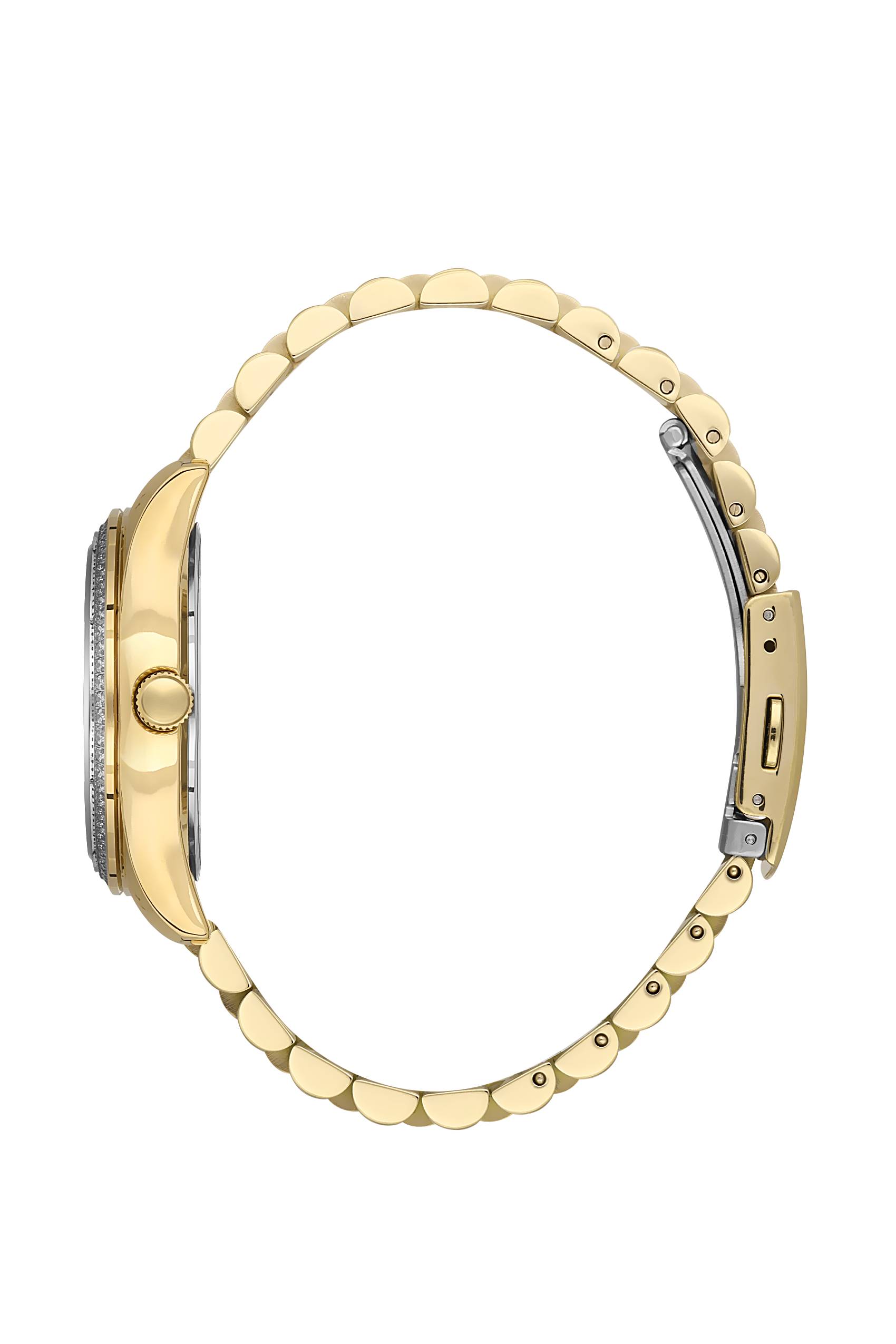 Beverly Hills Polo Club Mother Pearl Gold Date Watch – BP3592C.120