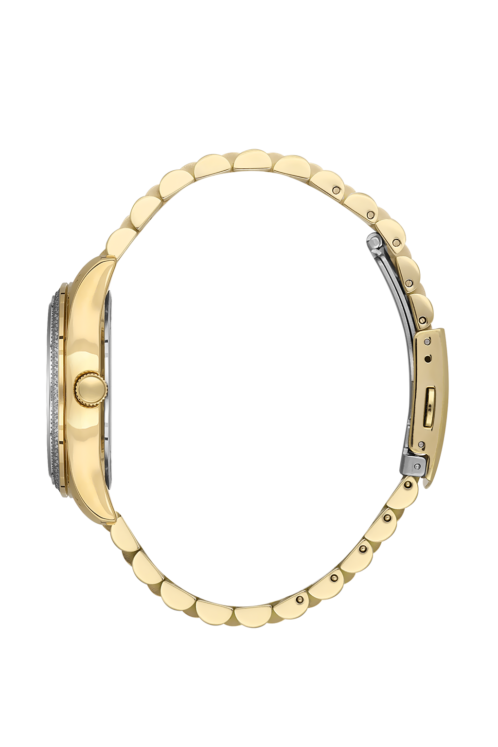 Beverly Hills Polo Club Mother Pearl Gold Date Watch – BP3592C.120