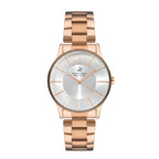 Beverly Hills Polo Club Rose Gold Silver Sunray Dial Watch – BP3286X.430